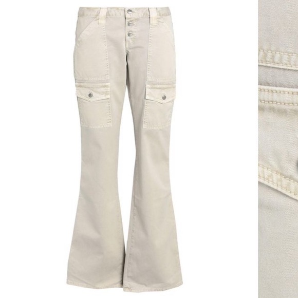 Joie Taupe Cargo Jeans - Picture 3 of 11